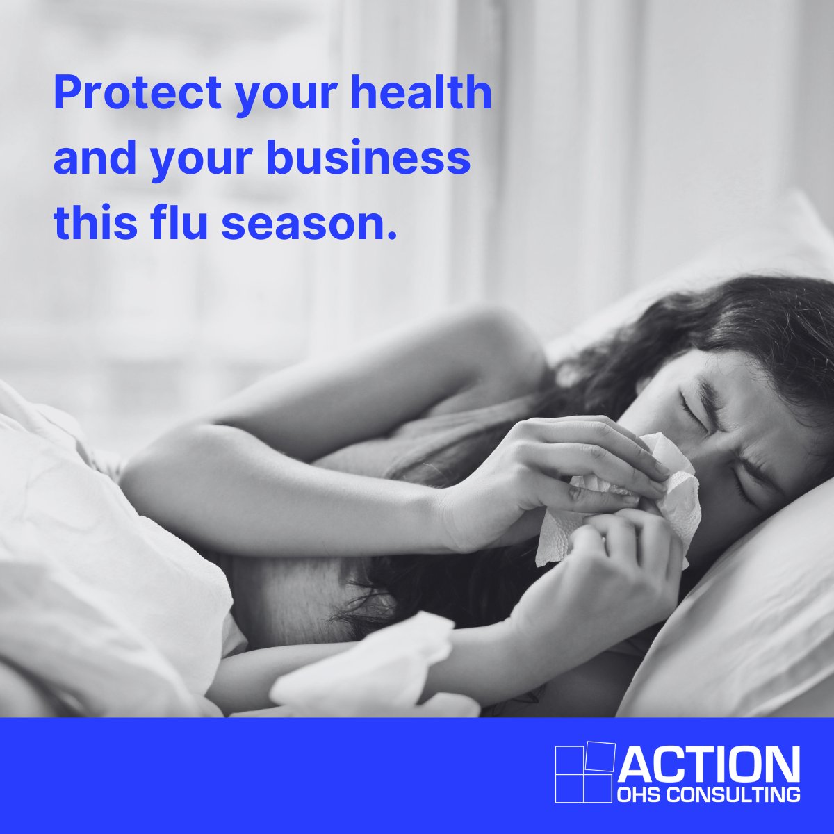 ActionOHS's tweet photo. The flu is estimated to cost Australian businesses $100 million a year due to workforce illness. Our article explains how a workplace vaccination program can protect your health and your business this flu season. https://t.co/OcexHLUw0a #flu #business #health #ActionOHS https://t.co/QJrYbCf7bG