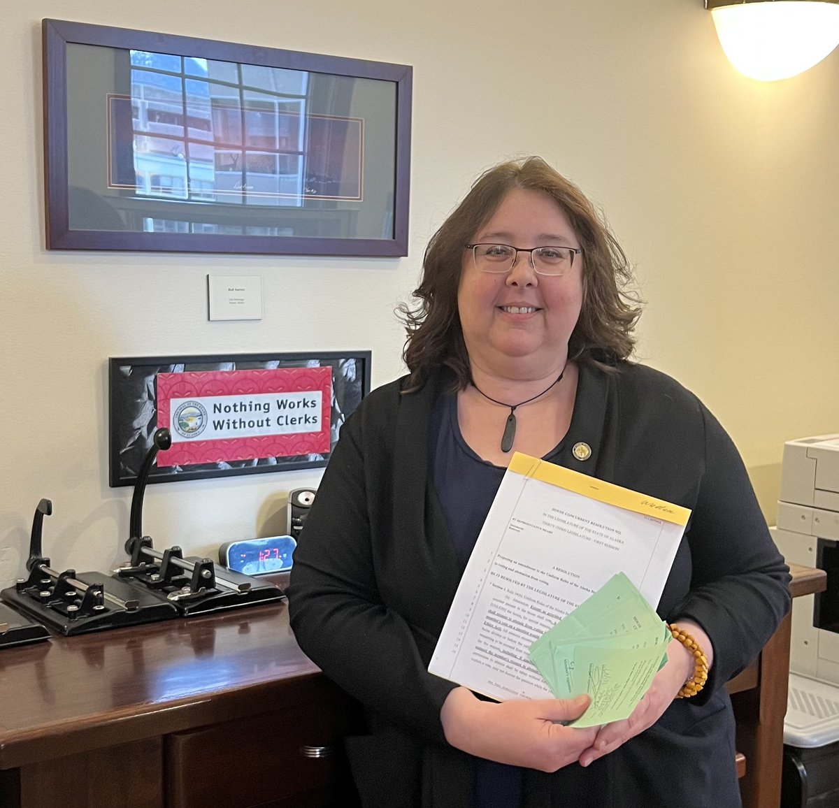 The Legislature's conflict of interest process leaves a lot to be desired. Members don't have to explain their conflicts &amp; nobody can remember the last time anyone was actually recused from a vote.

Freshman Caucus dropped HCR2 today which fixes our poor process.
#akleg