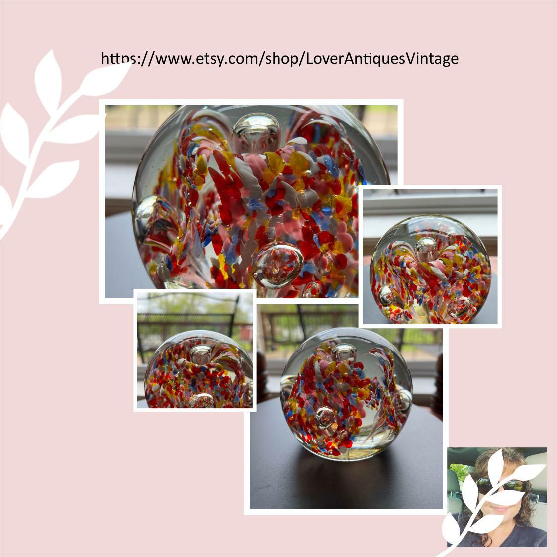 lover_antiques's tweet image. 🐕 Big deals! Vintage Glass Millefiori Paperweight Figurine Multicolor Glass Art Piece Lover Antiques and Vintage only at $39.95 on etsy.com/listing/146107… Hurry. #VintageFrog #VintageGlassArt
