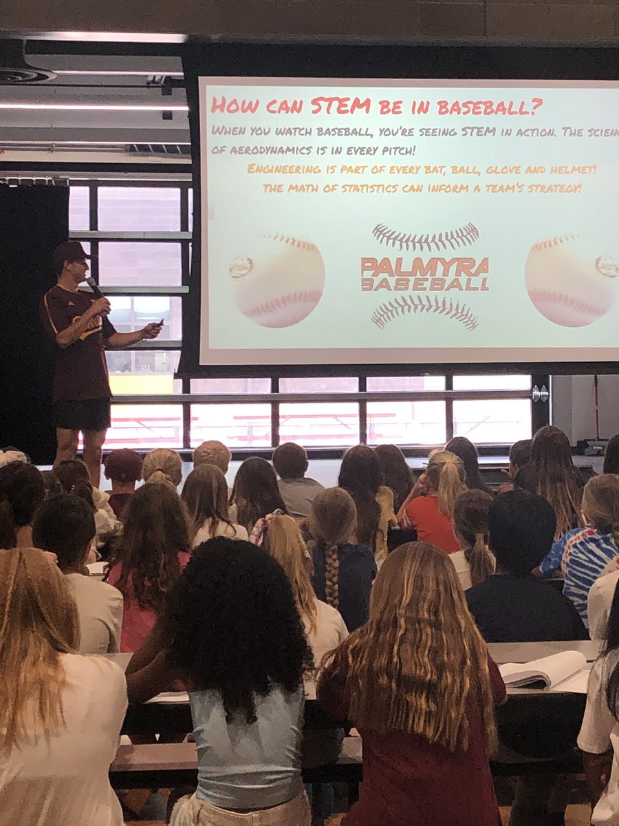 balholm's tweet photo. Thank you @cherokeeSUSD for having me out to speak to the 4th graders for STEM week. I had a remarkable time being able to share my love of physics and baseball with the kids. Proud to be a Cherokee and SUSD alum 🙌 @ASU_Baseball
@thesundevils @asuengineering @palmyraSTEM https://t.co/vdUfXJIUtM