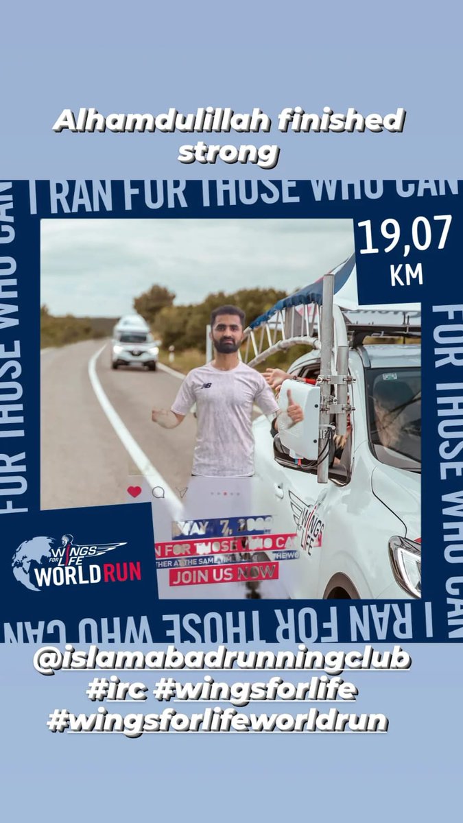 ISBRUNNINGCLUB's tweet image. What a day of remarkable moments at the #WingsForLifeWorldRun in Islamabad! Together, we ran with passion, inspiring hope and making strides towards a cure. Thank you to everyone who made this day unforgettable! 🏃‍♀️🏃‍♂️💙 #IslamabadRun #RunningForACause #InspiringMoments&quot;