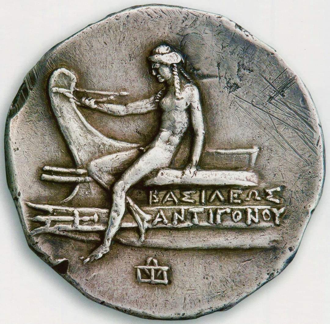 Silver Tetradrachm (229-221 BC), belonged Early Antigonid Dynasty - Macedonia, Greece. 

#archaeohistories