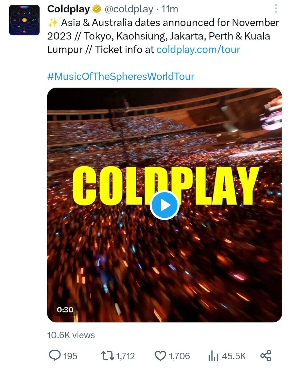 convomfs's tweet photo. 💭 COLDPLAY KONSER DI JAKARTA GUYS, RILL INI 😭 https://t.co/PzxyQz6mmU
