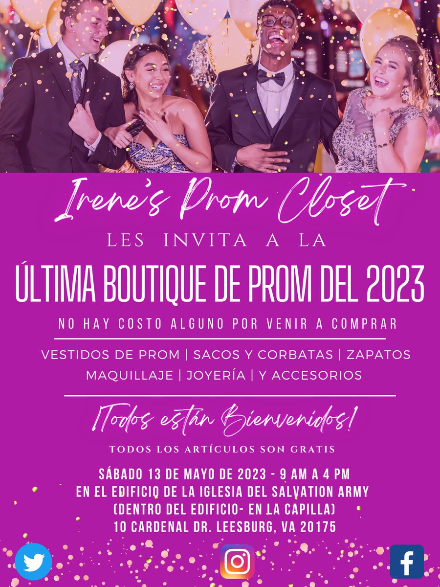 If your student needs Homecoming or Prom 2023-2024 please take a look at this👇🏼! Last #IPCPromBoutique of the year. It’s never too early to start planning for next year 😉. Students can take 3 clothing items each and accessories as well. Please share 💜 #ServingOurCommunity