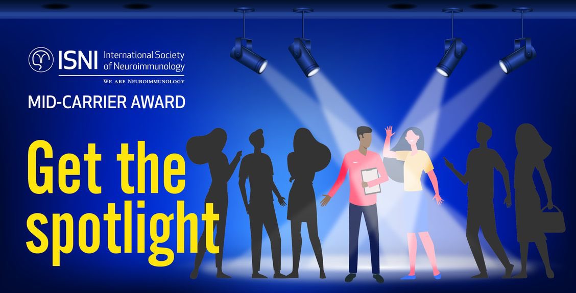 ISNI-The International Society of Neuroimmunology (@isni_neuro) on Twitter photo Due date for applications for the #WeAreNeuroimmunology Mid-Career Awards is May 30 2023 11:59 pm CET. #ISNI aims to recognize two candidates of the highest caliber in clinical and fundamental #neuroimmunology. APPLY now at: isniweb.org/we-are-neuroim… Due date for applications for the #WeAreNeuroimmunology Mid-Career Awards is May 30 2023 11:59 pm CET. #ISNI aims to recognize two candidates of the highest caliber in clinical and fundamental #neuroimmunology. APPLY now at: isniweb.org/we-are-neuroim…