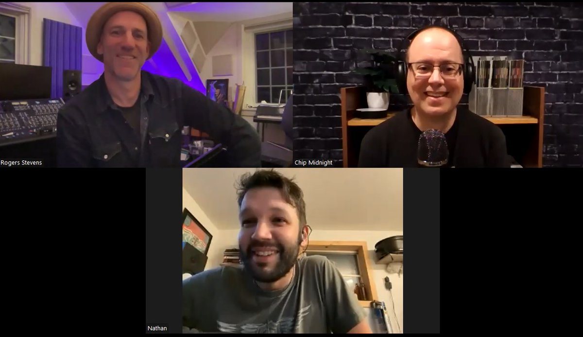 Just wrapped up a great Zoom chat w/ @BlindMelonBand Rogers Stevens and Nate Towne discussing the new TOWNE AND STEVENS album. It'll be available as a CHIP CHATS podcast episode later this week and will also be on YouTube. open.spotify.com/album/7IHbZinh…
