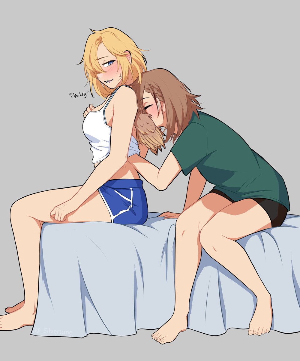 ElderLillie47's tweet photo. Super cute Amei art based on this fanfic https://t.co/RVlF0K7KZp  by @/tripsout2 commission drawn by @_Silvertone https://t.co/k5btRxKgnx