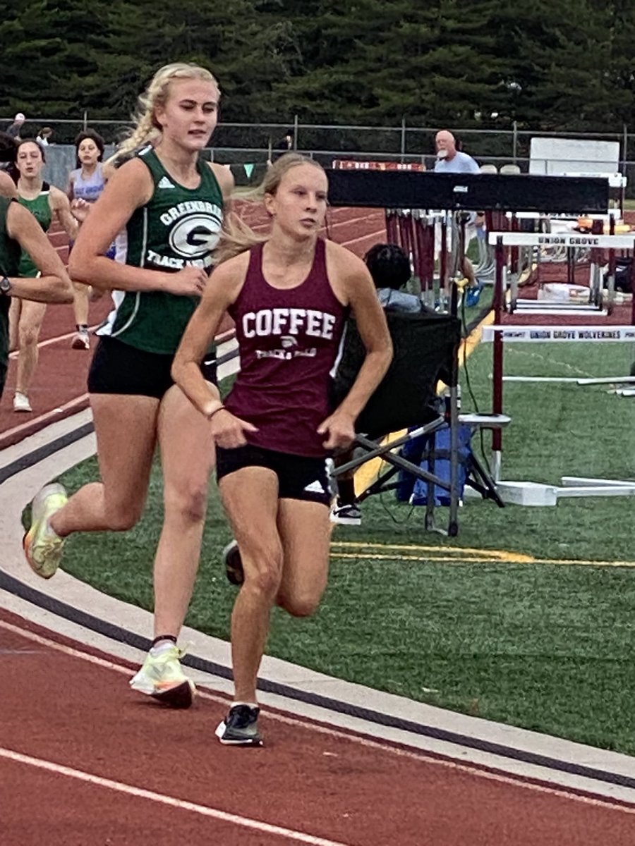 coffee_trojan's tweet photo. Coffee High #Co2023 Kate Merritt will compete in the #LongSprints #1600mRun (5:23.43) & #3200mRun (11:45.65) at @ghsa #StateTrackMeet at #KinnettStadium #LastMeet https://t.co/aQZv4KHC0j