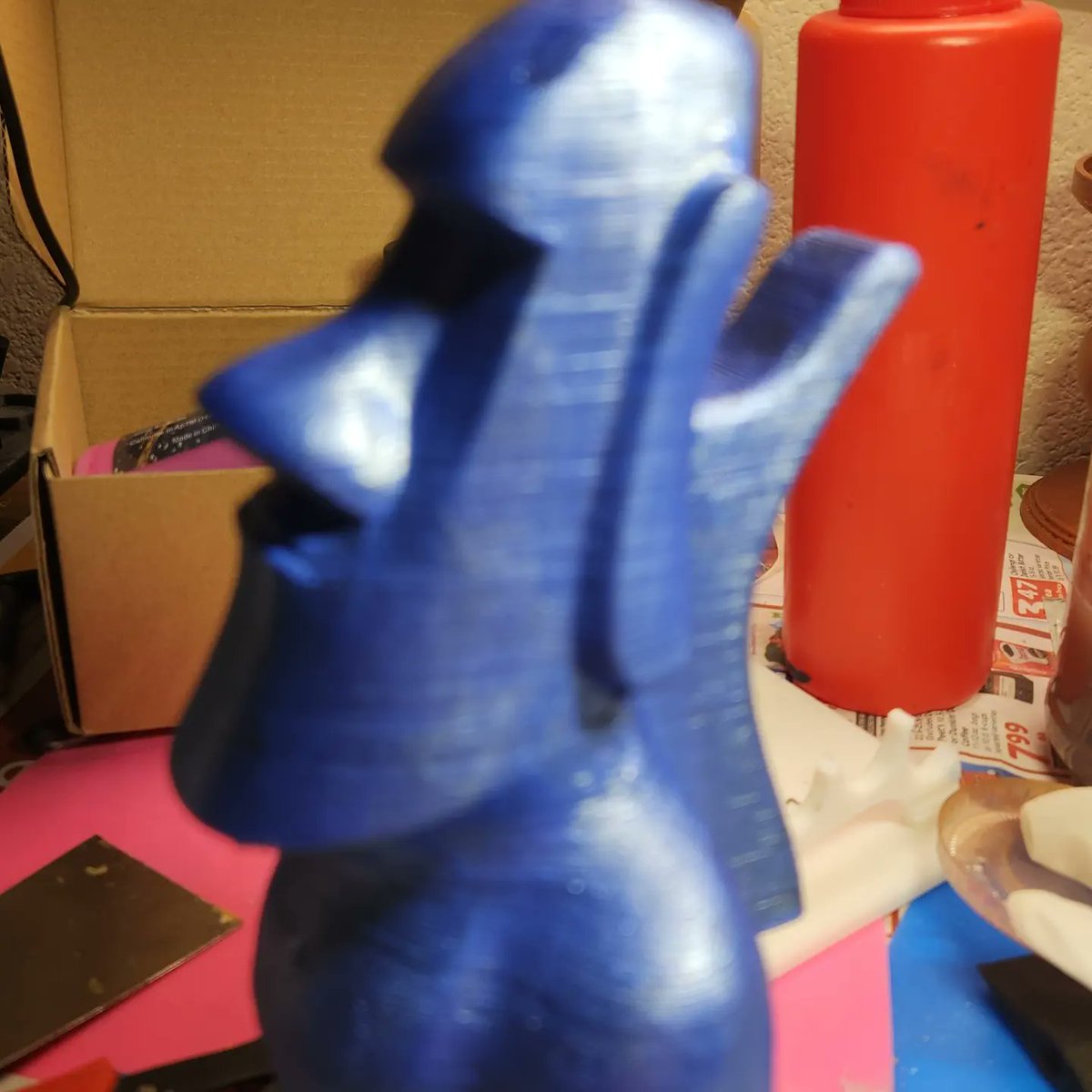 grumpydaddoo's tweet photo. I printed this really quickly and slapped on a coat of blush purple. 

#3Dprinting #3dprinted #3dmodel #3dproject #3d
#modelpaint #paint #3dart https://t.co/xO9Zs3MWMi