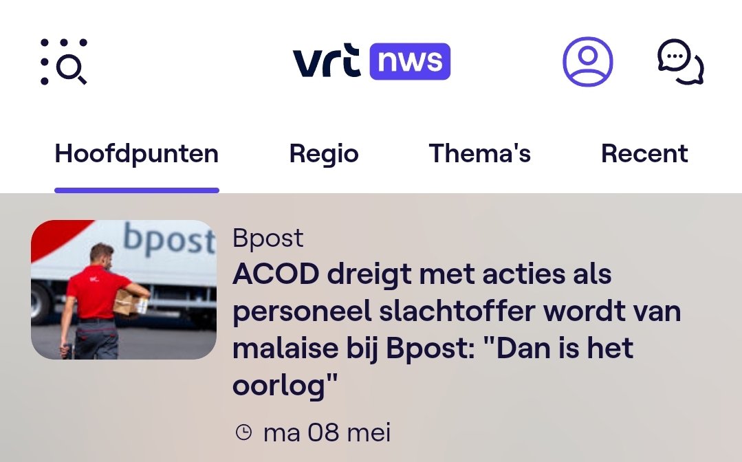 reactnieuws's tweet image. De sterk door @pvdabelgie geinfiltreerde vakbond ACOD dreigt met &apos;oorlog&apos;. Stel u even voor dat boeren of een rechtse jongerengroep dat zouden doen... #extreemlinks #acod #abvv