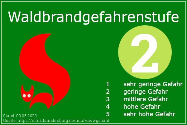 ffbranitz's tweet photo. Die aktuellen #Gefahrenindizes vom 09.05.2023 für die @Stadt_Cottbus

#Waldbrandgefahrenstufe: 2

#Graslandfeuerindex: 4

https://t.co/BD0NFJXWKo

#Waldbrandgefahr #WGS #Cottbus #CB #WBI #Waldbrandindex #GLFI https://t.co/m9AG61LQam