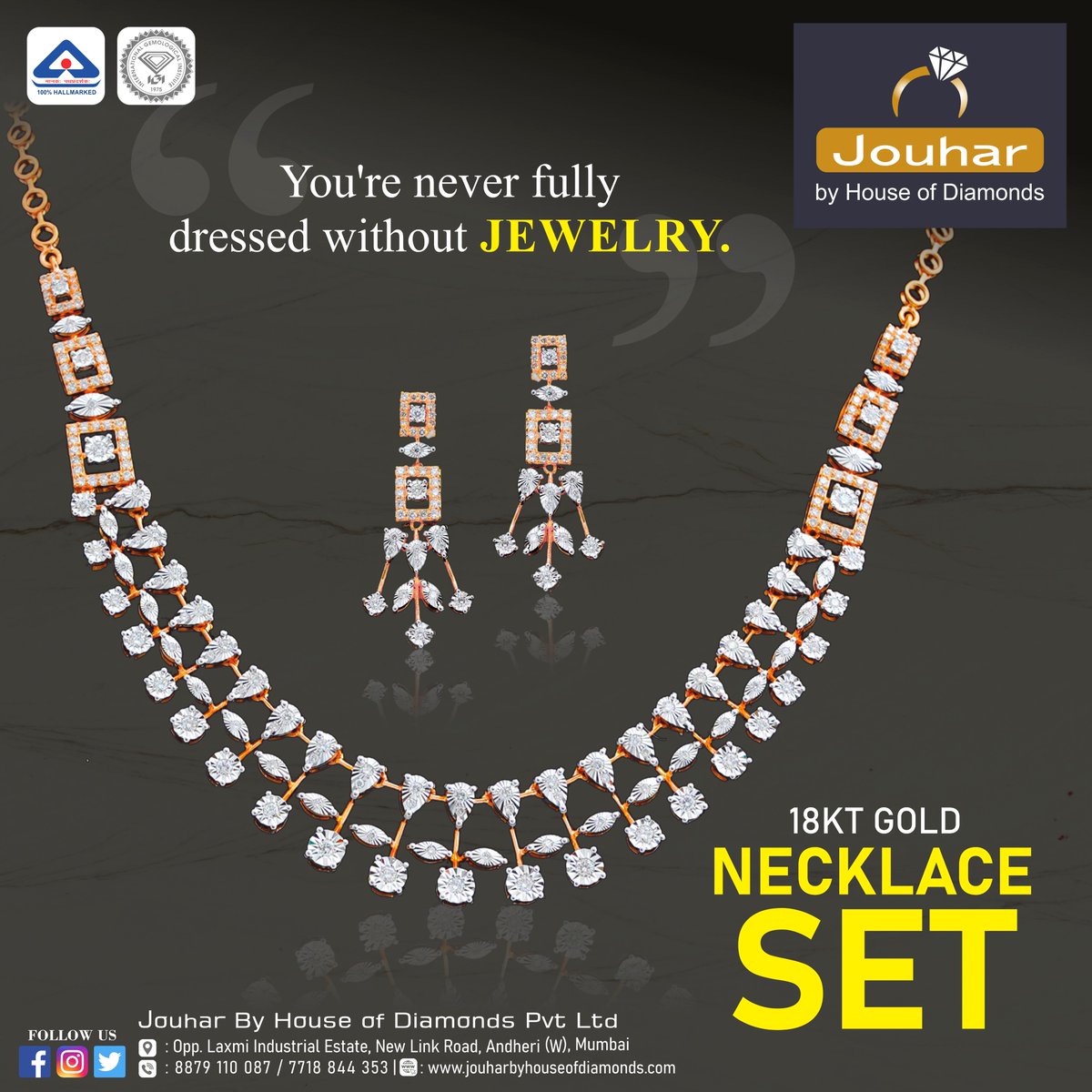 jouharhod's tweet image. You're never fully dressed without Jewellery.

#diamondnecklaceset #diamondjewelry #necklaceset #bridaljewelry #weddingjewelry #luxuryjewelry #jewelryset #diamondsareforever #finejewelry #sparkle #blingbling #jewelrylover #glamjewelry #diamondsareagirlsbestfriend #jewelryoftheday