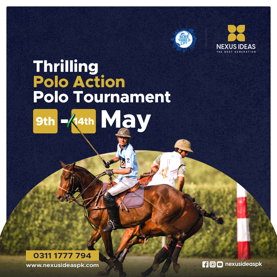 nexusideaspk1's tweet photo. The Blue World City Polo Tournament powered by sports valley Shoaib Akhtar Enclave is set to be on grounds on May 9th, 2023 at the Islamabad Club Polo Grounds.
UAN: 03111777794
https://t.co/QkdqMLekJI
#BlueWorldCity #ShoaibAkhtar #SportsValleyBlock #ShoaibAkhtarEnclave #polosport https://t.co/6x5pC1ZRhv