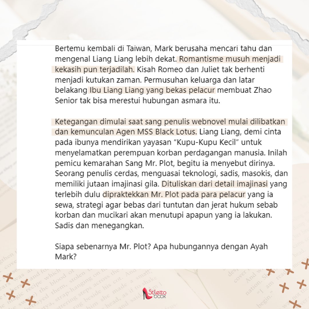 HARI terakhir GIVEAWAY buku Behind The Plot karya Olivya Huang. Yuk, ikutan sekarang! 

#giveaway #giveawaybuku