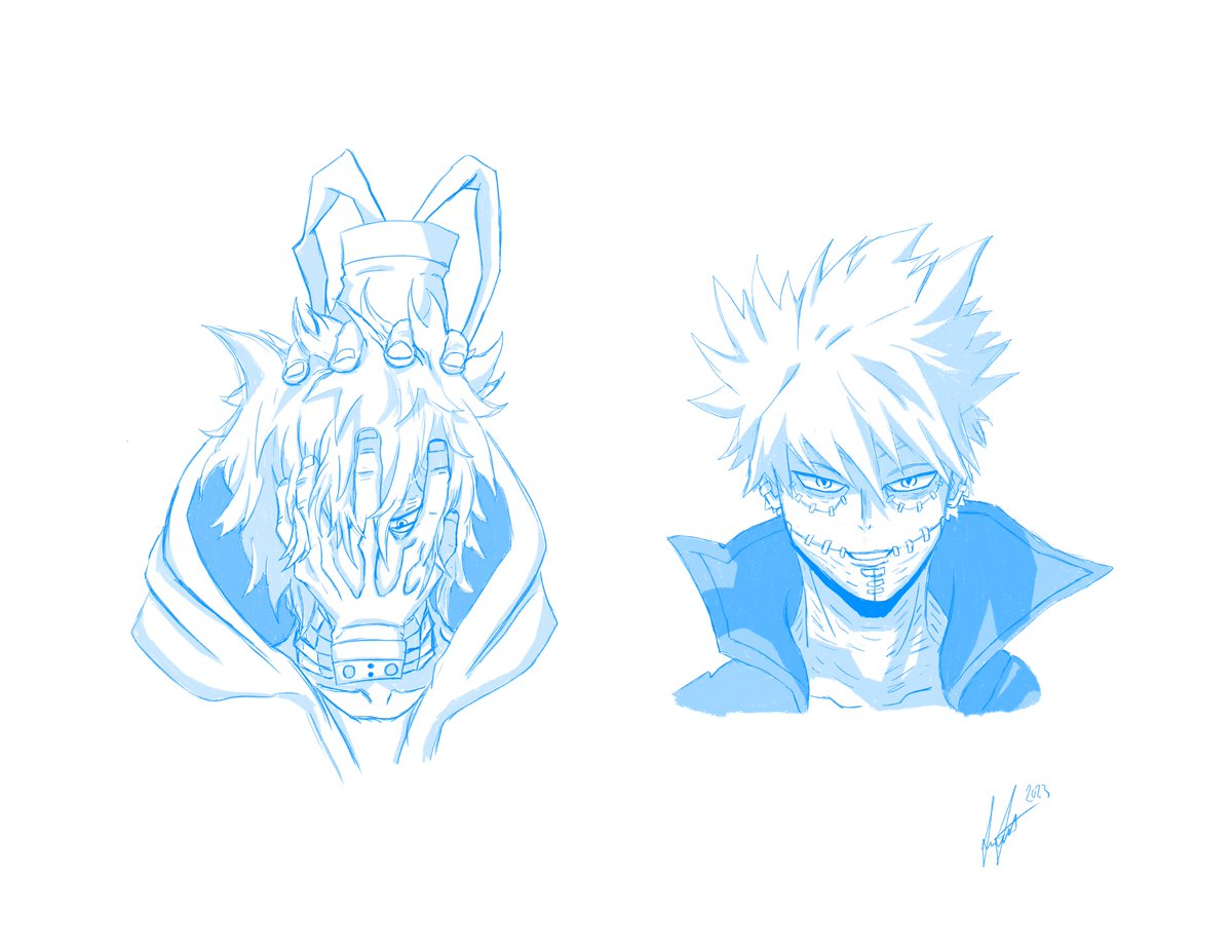 I drew some MHA villains. #mangaart #art #MyHeroAcademia #MHA #anime #artist