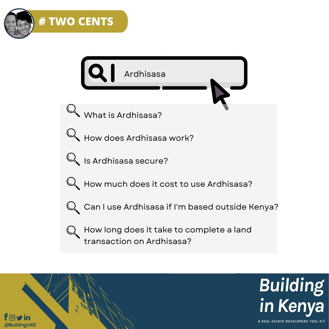 buildinginke's tweet photo. Curious about Ardhi Sasa and how it can help you with your land-buying process? Our book, Building in Kenya, has got you covered! All your questions about Ardhi Sasa and more are answered within its pages. Get your copy today
#tuesdaytwocents #buildinginkenya https://t.co/t2ZX4gtTCW