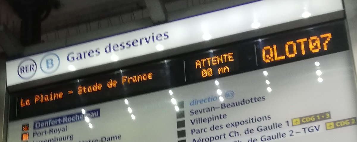 Encore une fois, merci à vous, Monsieur qui conduisez cette rame, pour vos messages qui donnent le sourire et l'envie de faire le bien autour de nous.
Si c'était votre mission du jour, elle est hautement réussie 😊👌🙏
<a href="/RERB/">RER B</a> #transportencommun #paris #rerb #mercimonsieur