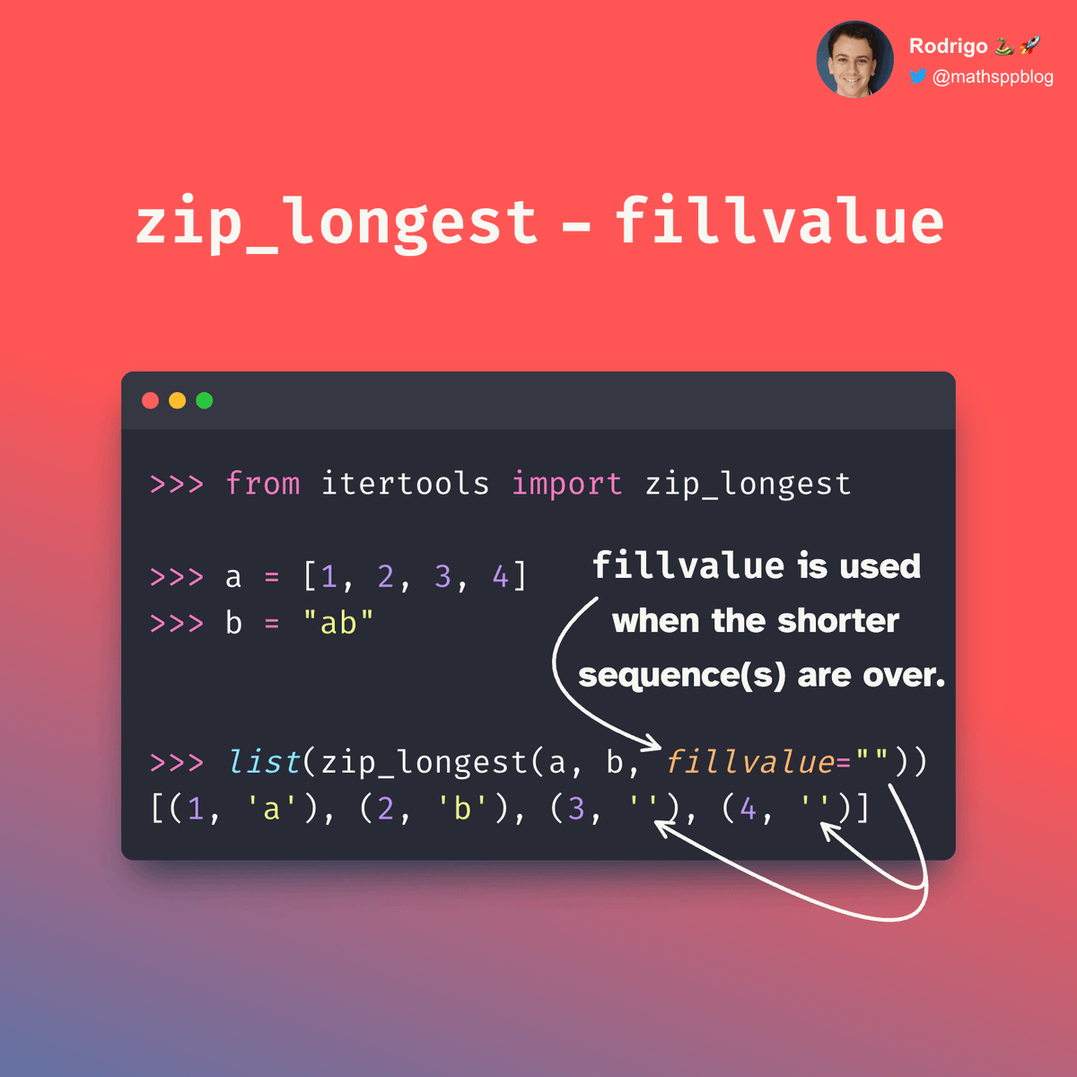 Have you mastered Python's 🐍 `zip` built-in? It is one of the many ...