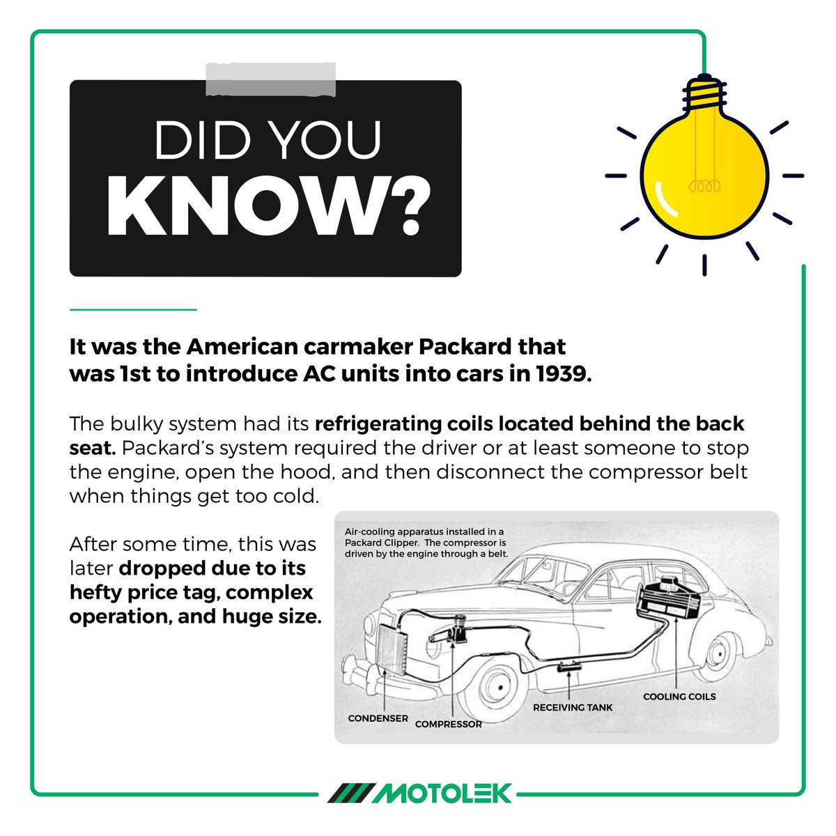 MotolekSa's tweet photo. Did you know this about your aircon?🤔 https://t.co/4JHGY7cMZO
