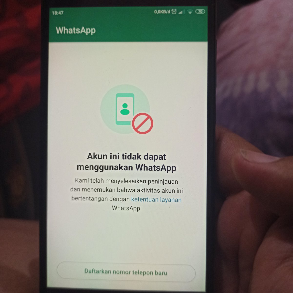 akazahJS's tweet photo. @ibnux kang kira-kira kenapa ya akun WA @whatsapp diblokir berkali-kali padahal saya gak pernah ngeshare yg aneh-aneh, udah kaya minum obat diblokir nya, peninjauan blokir, tinjau blokir cape euy https://t.co/MSZ5I11ogT