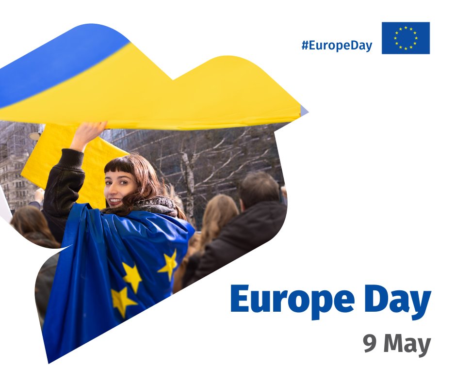 Happy #EuropeDay !🇪🇺🌞
Today we are celebrating the #peace and #unity that binds us together as #EU citizens.🕊️🫶
Let’s keep working together for a brighter future.
🍃🌈🧑‍🎓💙👩‍🔬💡
#EUAgencies #EuropeanUnion