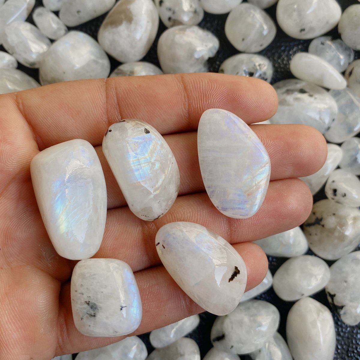 Rainbow Moonstone Tumbled 

We accept payment through PayPal/Bank Transfer
• 100% secure checkout with PayPal/Bank Transfer

#gemstone #cabochon #jewelrystone #naturalstone #loosegemstone #crystalgemstone #healinggemstone #moonstonetumbled #moonstonejewelry #moonstonecrystal
