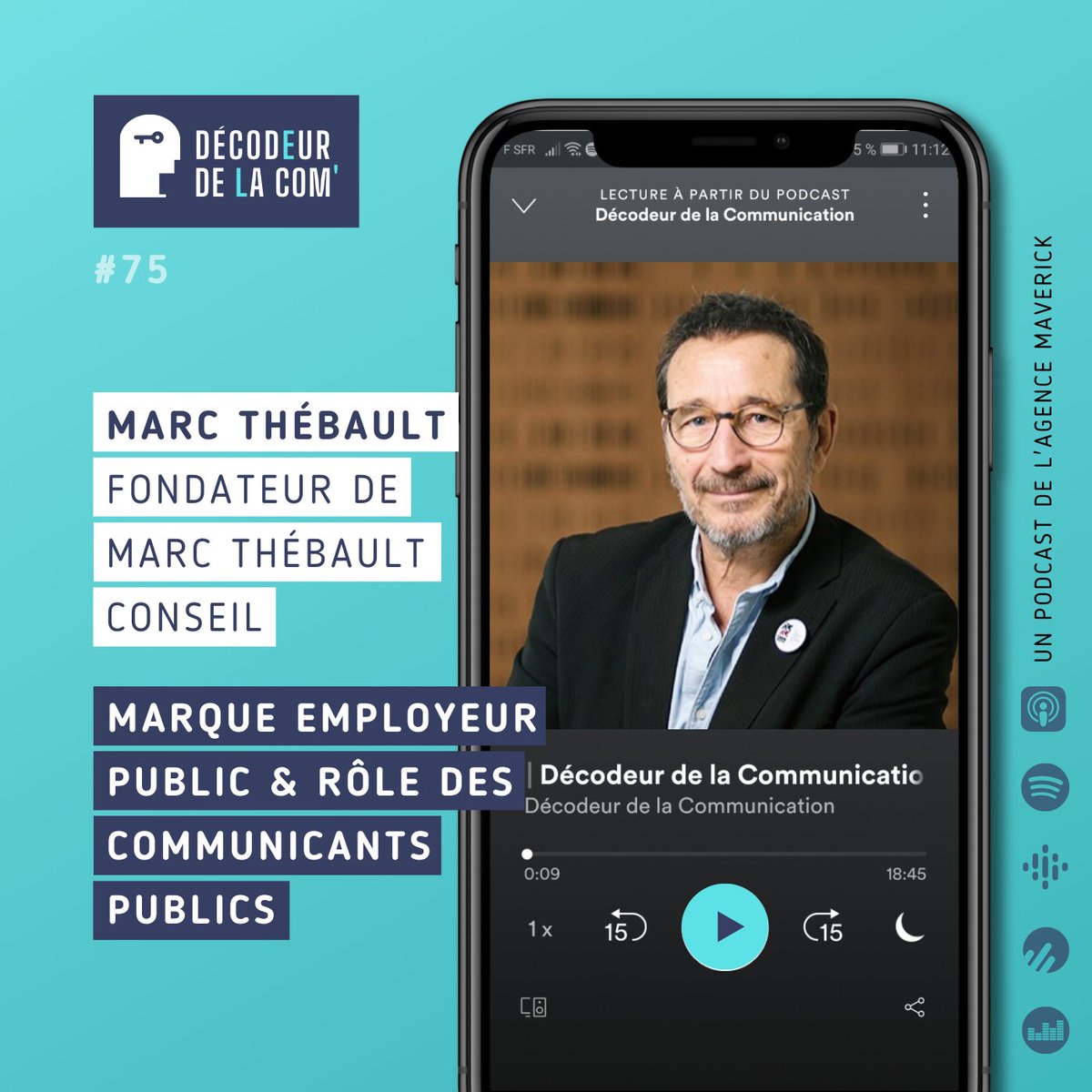 Il est de retour dans le décodeur : <a href="/marcthebault/">Marc Thébault</a> vous parle de la marque employeur public, du rôle des communicants et de la valse des conseillers com au plus haut niveau de l'état.

L'épisode : tinyurl.com/DDLC75MT

#podcast #compublique #marqueemployeur #compol