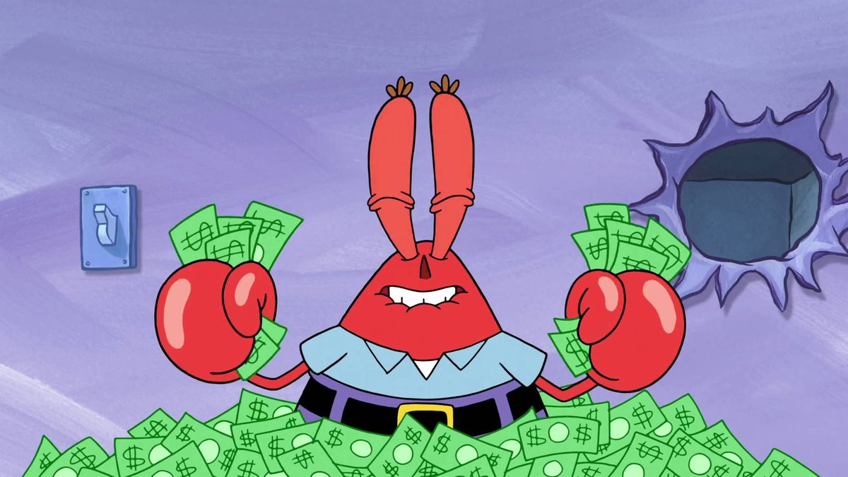 Everyone who bought the $MrKrabs dip is gonna be like