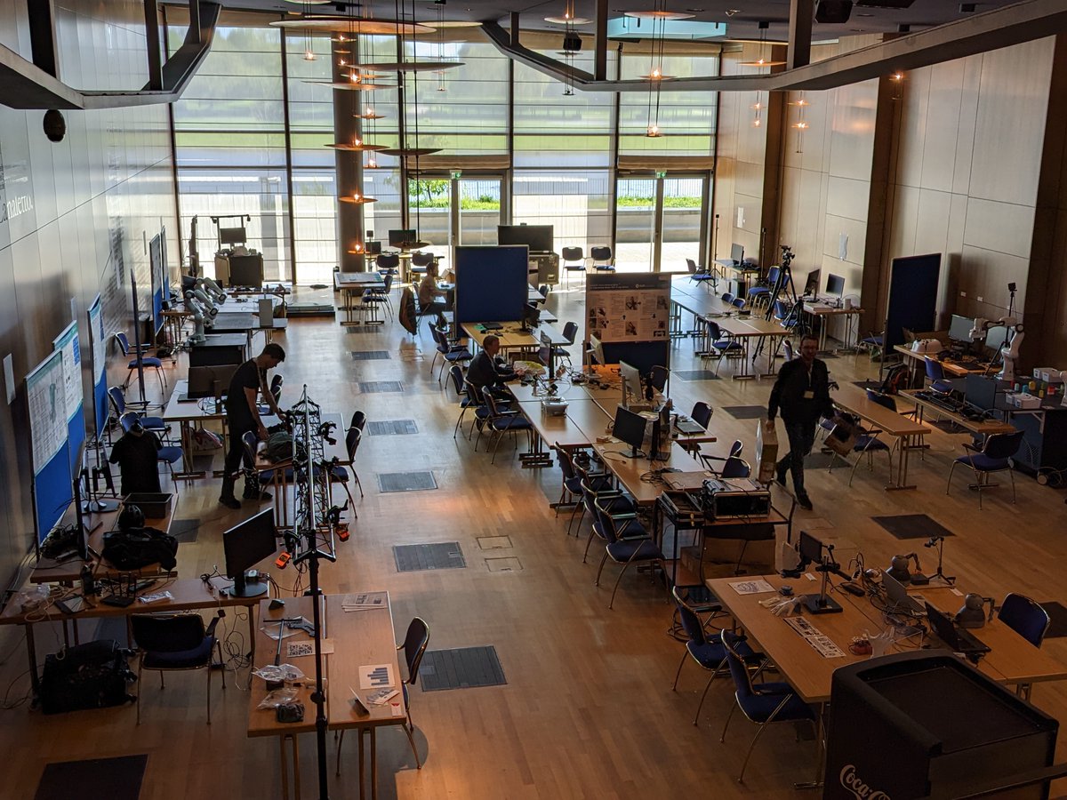 Lots of positive energy and exciting demos in the making, at the #TactileInternet  general assembly. #tudresden_de #kingsNMES #kings_ctr #kcl_engineering