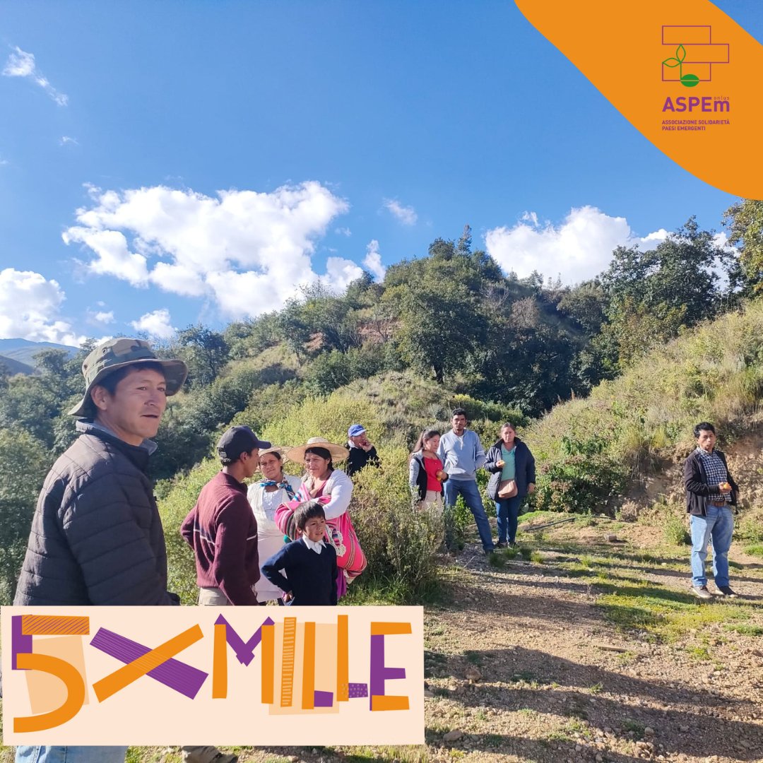 aspem's tweet photo. 💥 Destina il tuo 5️⃣❎1️⃣0️⃣0️⃣0️⃣ ad ASPEm.
🛠 Ci aiuti a: lavorare alla preservazione della biodiversità e delle risorse naturali in Bolivia, sempre più minacciata dal cambiamento climatico.
📝Basta inserire nella dichiarazione dei redditi il CF di ASPEm: 81009470139
#solidarieta https://t.co/Yg7ZvdQT3u