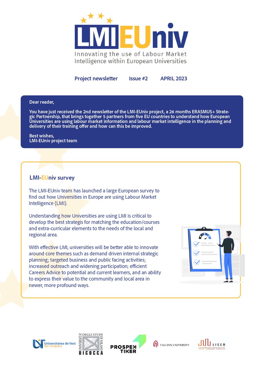 CRISP_Ricerca's tweet photo. The second newsletter of the #LMI-EUniv #project is now available with the latest updates and insights from our team and our work @LmiEUniv https://t.co/82JQedQsrw