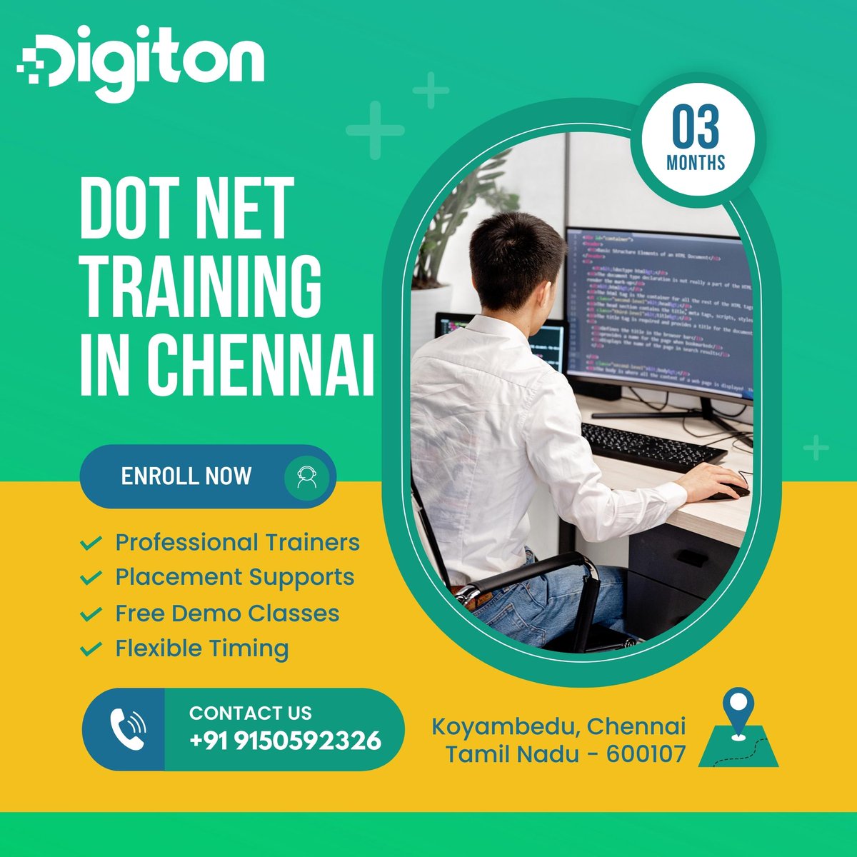 digiton_tech's tweet image. Advance your career &amp;amp; earn your technical skills DOTNET online &amp;amp; Classroom Training at DIGITON Technologies.

For more details Call us at + 9150592326
#dotnettraining #dotnetdeveloper #dotnetprogramming #dotnetcertification #microsoftdotnet #webdevelopmenttraining #digiton