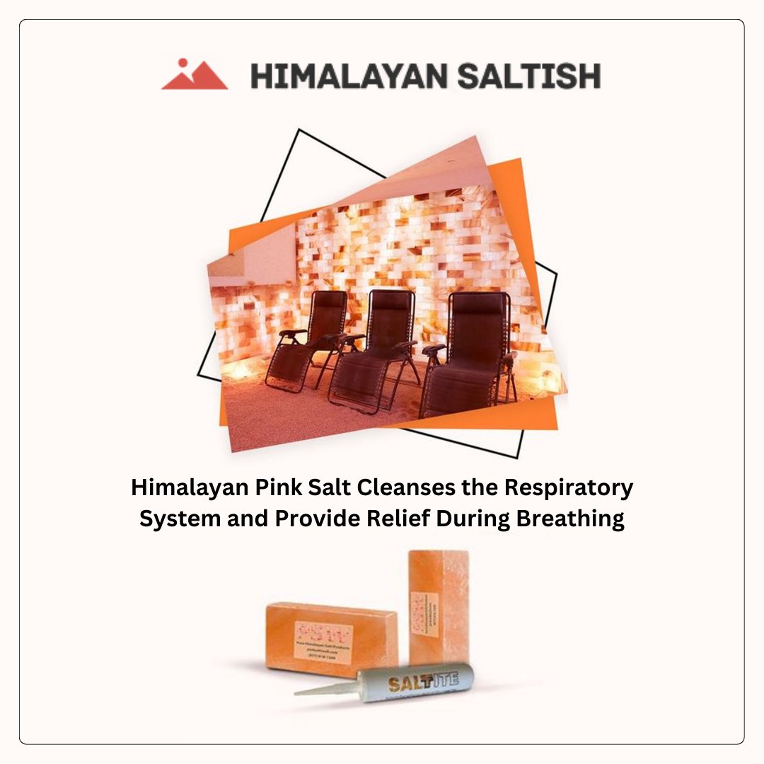 Hsaltish's tweet photo. Take a deep breath of freshness with Himalayan Pink Salt! 🌬️✨ 
This miraculous natural wonder cleanses your respiratory system, offering soothing relief and making every breath count. 
Say goodbye to discomfort and hello to revitalized lungs! 💪🏔️

#HimalayanPinkSalt #pinksalt https://t.co/LEa5V71V6n