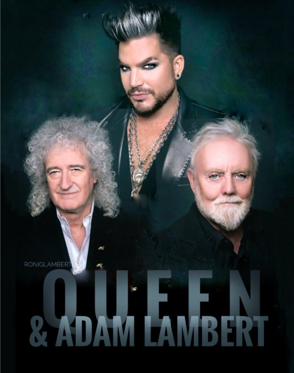 roniglambert's tweet photo. Queen &amp; Adam Lambert 2023.
Pics credit to owners, my edit
@adamlambert @brianmaycom @OfficialRMT #queen #queenandadamlambert #QAL #glamily #glambert @JuditGlambert https://t.co/HL0h0rqeob