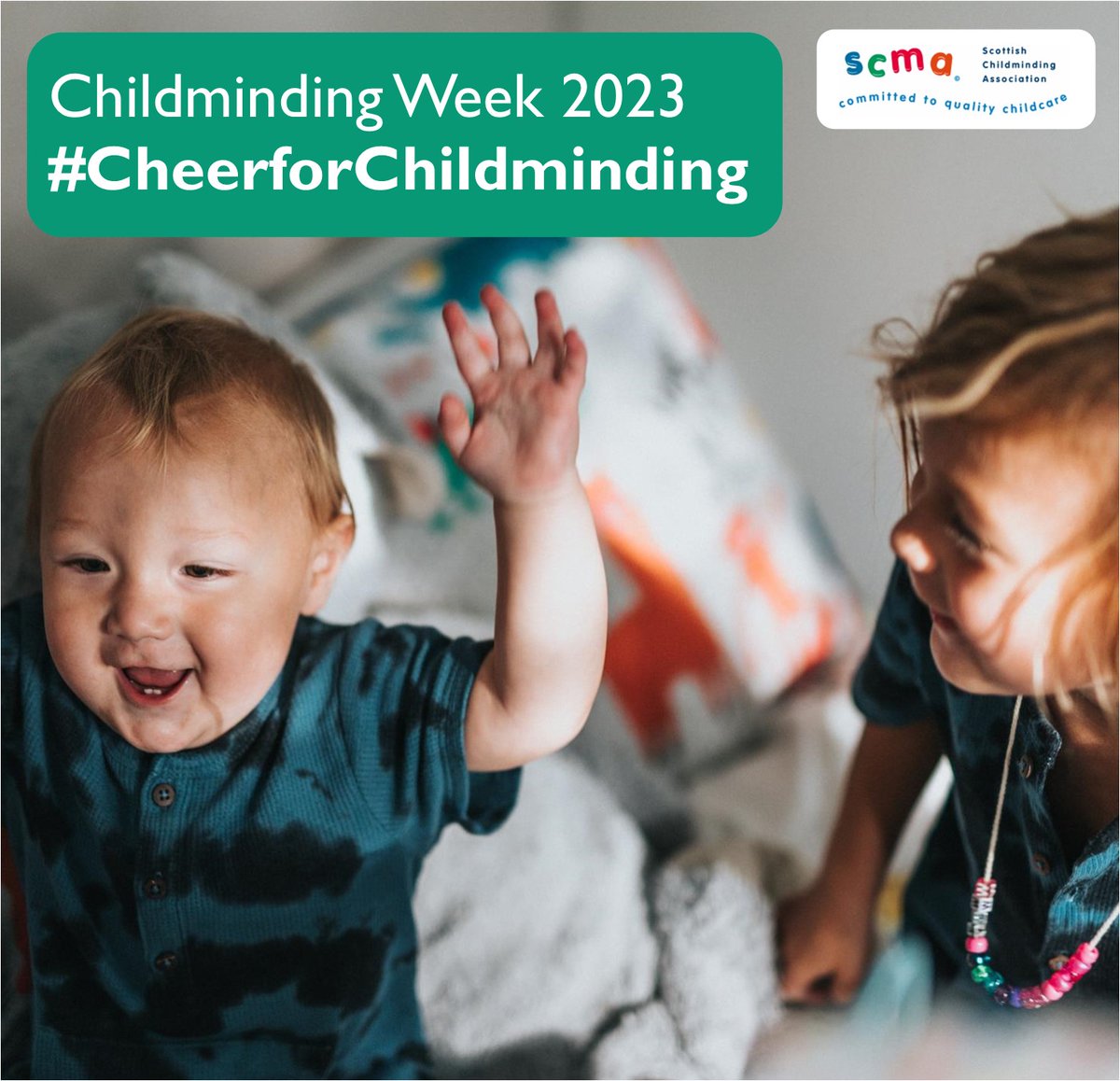 Happy Childminding Week 2023! Come together and #CheerforChildminding! 📣🥳👍💙

Supporting children to reach their full potential, childminders – just like you – are making a difference to children and families every day. 

#InspirationalChildminders #ChildmindingChampions