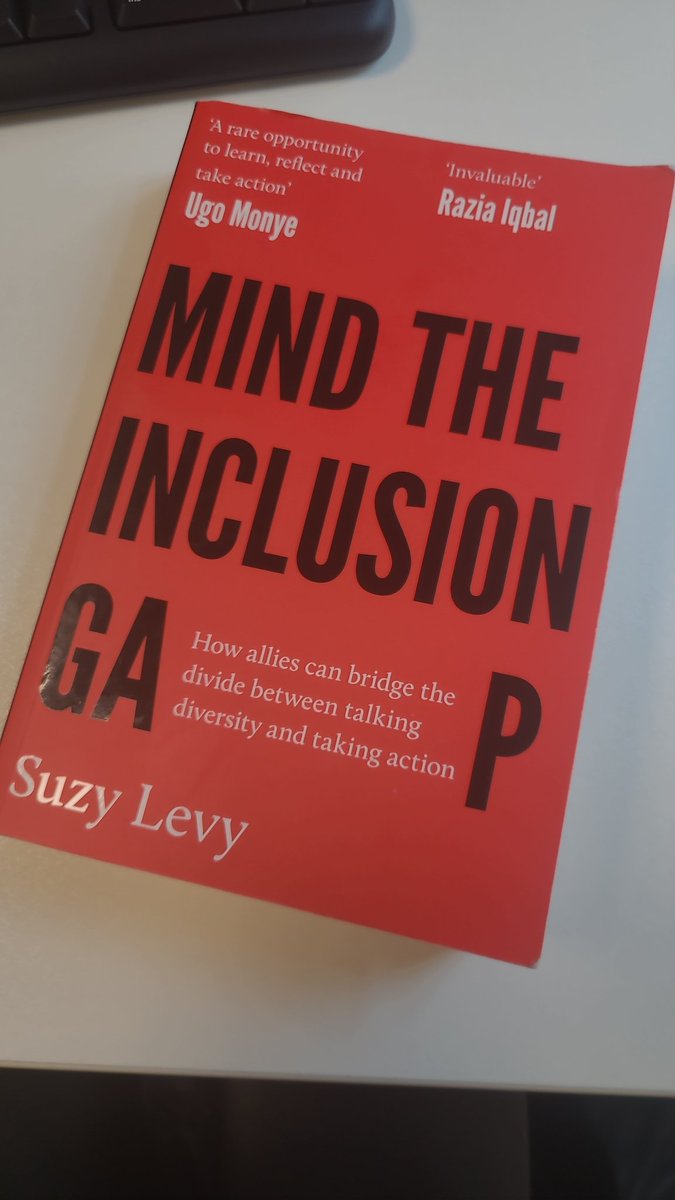 Spent the long weekend making my way through this brilliant read <a href="/SuzyLevyTRP/">Suzy Levy</a> Mind The Inclusion Gap is thoughtful, insightful and personal. Love it👌🏽