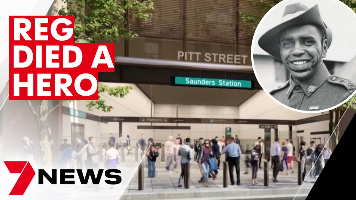 There's a renewed push to name the new Pitt Street metro station after Indigenous war hero Reg Saunders. The idea has already been shot down once, but now the veteran's own daughter is lending her voice to the cause. youtu.be/huMasU0rclk #SydneyMetro #7NEWS