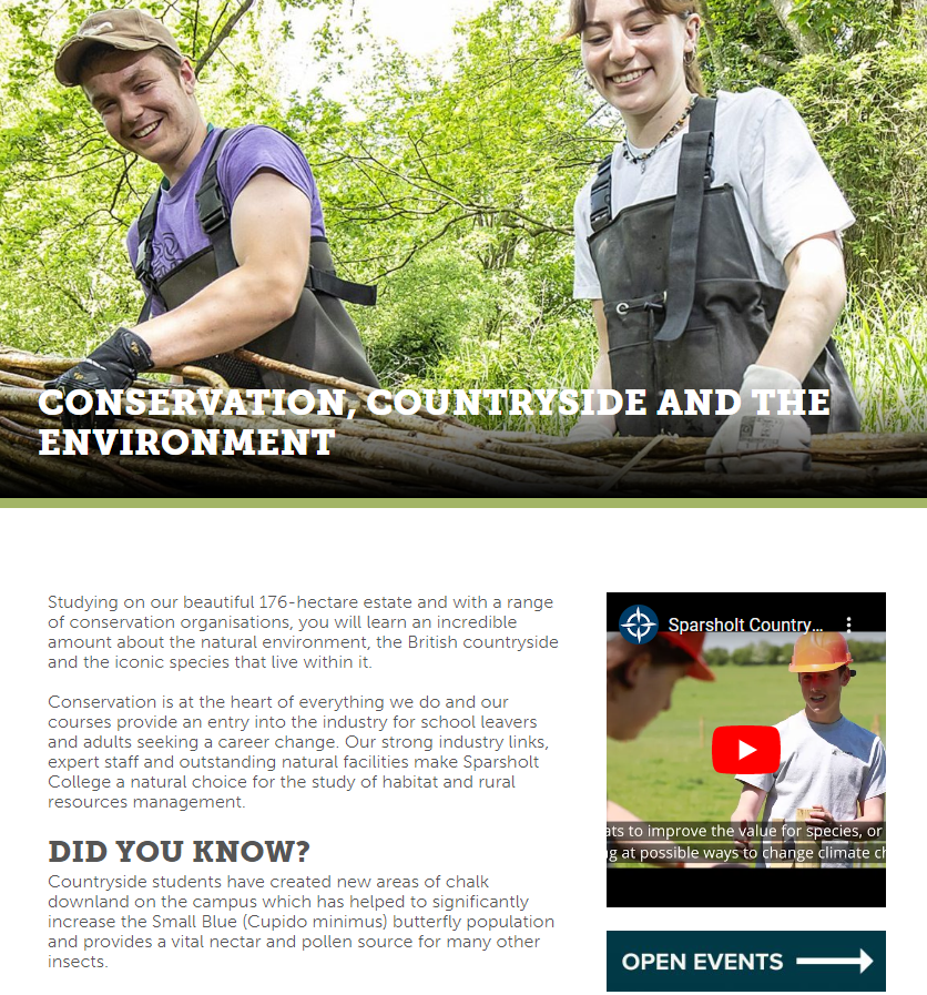 Are you looking for a new challenge and fancy inspiring the next generation?  Here's a great job! <a href="/Sparsholt_Coll/">Sparsholt College</a> Instructor Practical Countryside Skills
fejobs.com/job/instructor…
Estate maintenance, habitat management, game husbandry/management, and use of land-based machines.