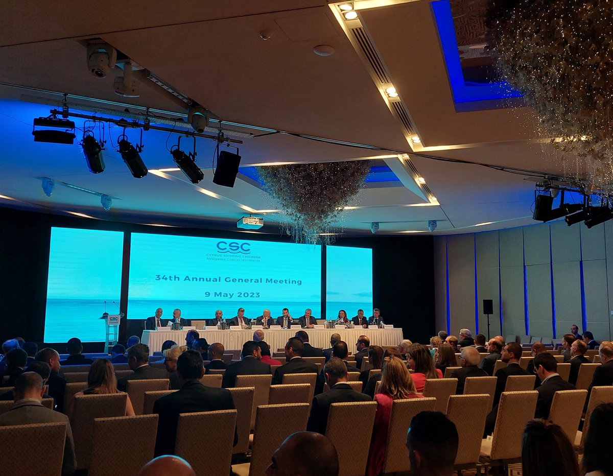 #happeningnow: HMA attending the <a href="/CYShipping/">Cyprus Shipping Chamber</a> Annual General Meeting.
 #shipping #Cyprus #maritimeindustry #marine_insurance #hullandmachinery