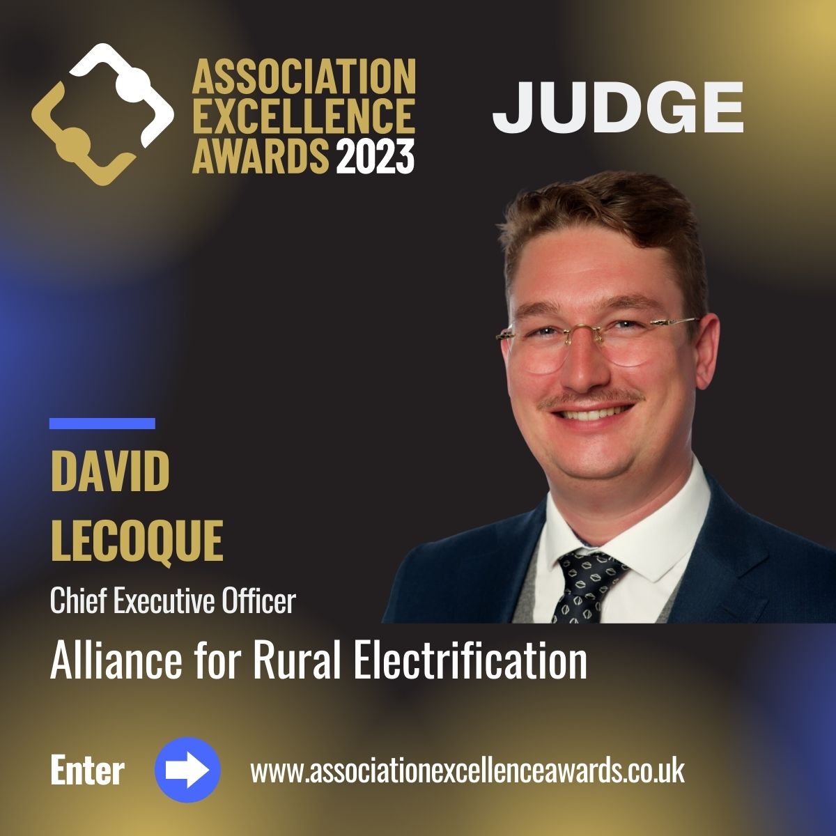✨ARE CEO David Lecoque will be a Judge at the 𝟮𝟬𝟮𝟯 𝗔𝘀𝘀𝗼𝗰𝗶𝗮𝘁𝗶𝗼𝗻 𝗘𝘅𝗰𝗲𝗹𝗹𝗲𝗻𝗰𝗲 𝗔𝘄𝗮𝗿𝗱𝘀 and review all the amazing efforts undertaken by membership organisations for their industries.

Enter and sign up before 19 May 2023: bit.ly/40tYmtF