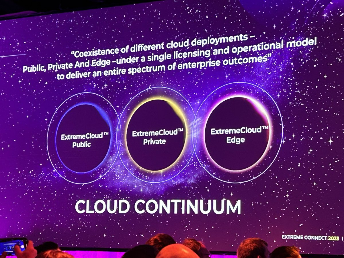 Well, this sounds amazing. #ExtremeConnect