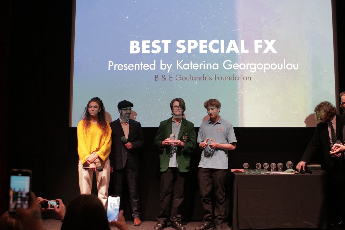 SydneyR_School's tweet photo. Our students started off with a workshop with @AndrewLevitas before showing their films to directors from @cinebur and The Goulandris Foundation. 

Congratulations to all of our fantastic students for all their hard work and creativity! https://t.co/5rXuLTQla6