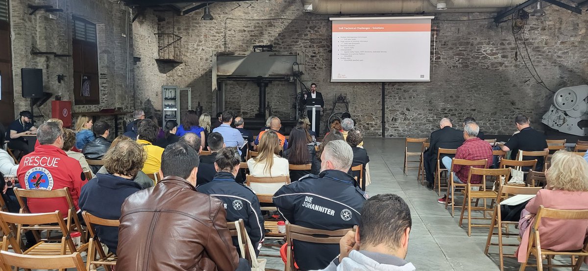Search & Rescue (@sar_h2020) on Twitter photo Iosif SKLAVIDIS <a href="/Konnektable/">Konnektable Technologies Ltd.</a> presents the <a href="/SAR_H2020/">Search & Rescue</a> technical challenge and #command and #control center #technologies
#innovative #technologies #SAR #H2020 Iosif SKLAVIDIS <a href="/Konnektable/">Konnektable Technologies Ltd.</a> presents the <a href="/SAR_H2020/">Search & Rescue</a> technical challenge and #command and #control center #technologies
#innovative #technologies #SAR #H2020