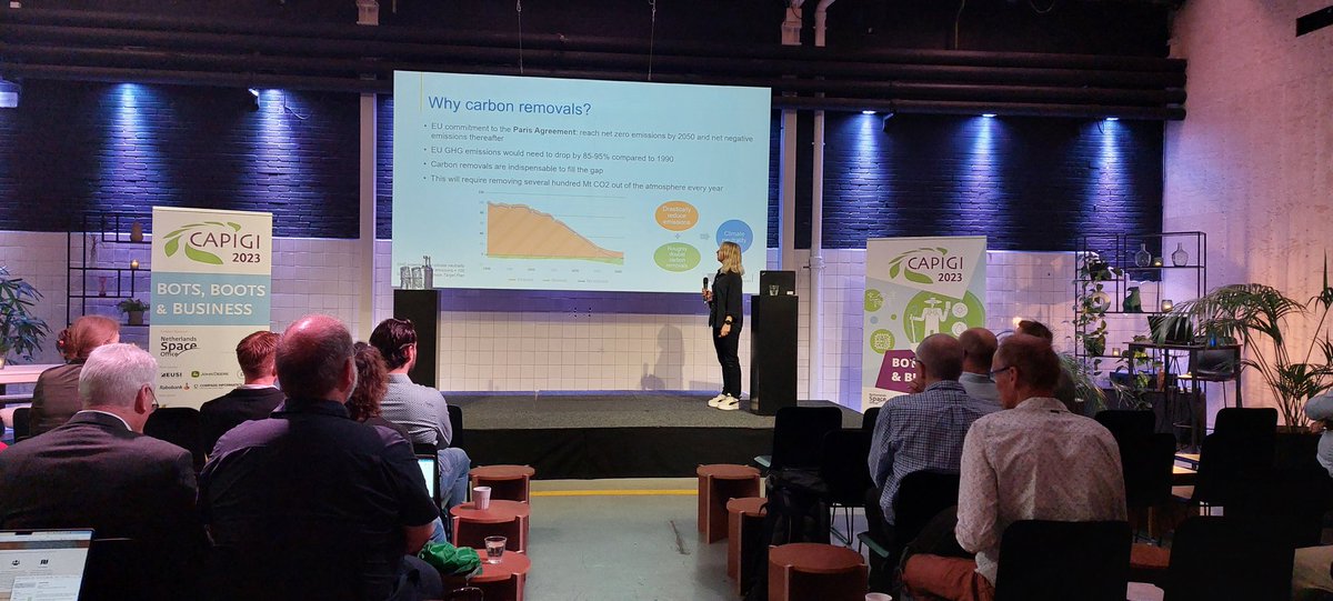 Starting day 2 with Stina Janson from DG-CLIMA, European Commission. #caoigi2023 #carbon #agriculture #carbonfarming #remotesensing