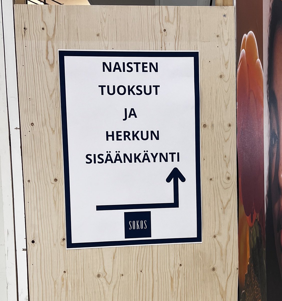yleiskielinen's tweet photo. Mitä luulet löytyvän, jos jatkat nuolen osoittamaan suuntaan?
#kielipoliisi #SokosTampere https://t.co/HPBvhZ0SbA