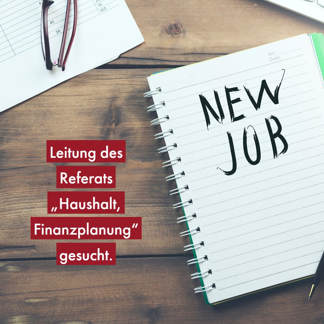 Im MFFKI in #Mainz ist ab sofort eine Stelle in der Zentralabteilung als Leitung des Referats „Haushalt, Finanzplanung“ unbefristet zu besetzen (alle Geschlechter). Bewerbung ausschließlich mit dem Online-Formular bis 23.05.2023. s.rlp.de/p2o2Y