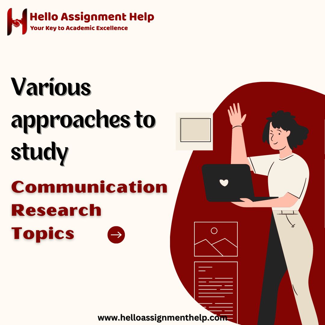 assignmenthah's tweet image. Read full Thread
Communication is a vast aspect of studying it efficiently. 

If you are looking for communication topics for your research, you should know four approaches to study it first. 

 #communicationresearch #researchtopics #universitystudent #academicresearch