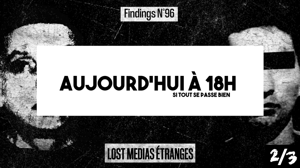 Feldup_official's tweet photo. Ce soir, 5 lost medias ou plutôt 5 histoires de recherches qui chacun de leur manières sont bizarres, chelous et absurdes. Un épisode peu commun parmi mes préférés de la chaine :) https://t.co/jAfLIy6nH1