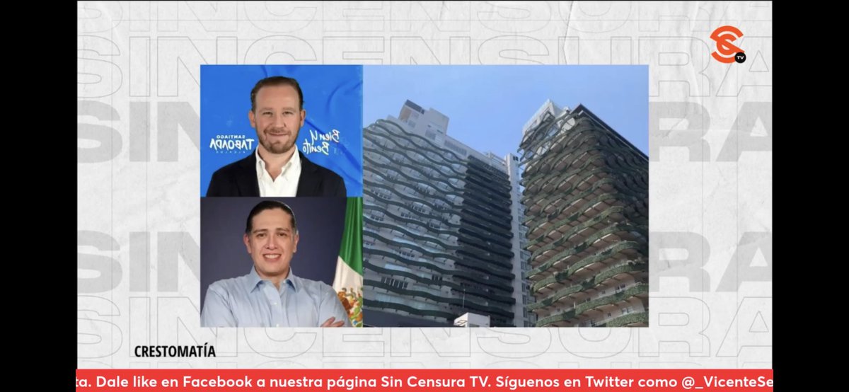 HugoTorresCDMX's tweet photo. En el programa @_VicenteSerrano expliqué porque @STaboadaMx si es responsable por corrupción en #CityTowers #BenitoJuarez y explicamos como a pesar de ser hostigados y acosados juntamos más de 20,000 firmas 🆚 #CarteinmobiliarioBJ #FueraTaboada https://t.co/QgvUTK52hN