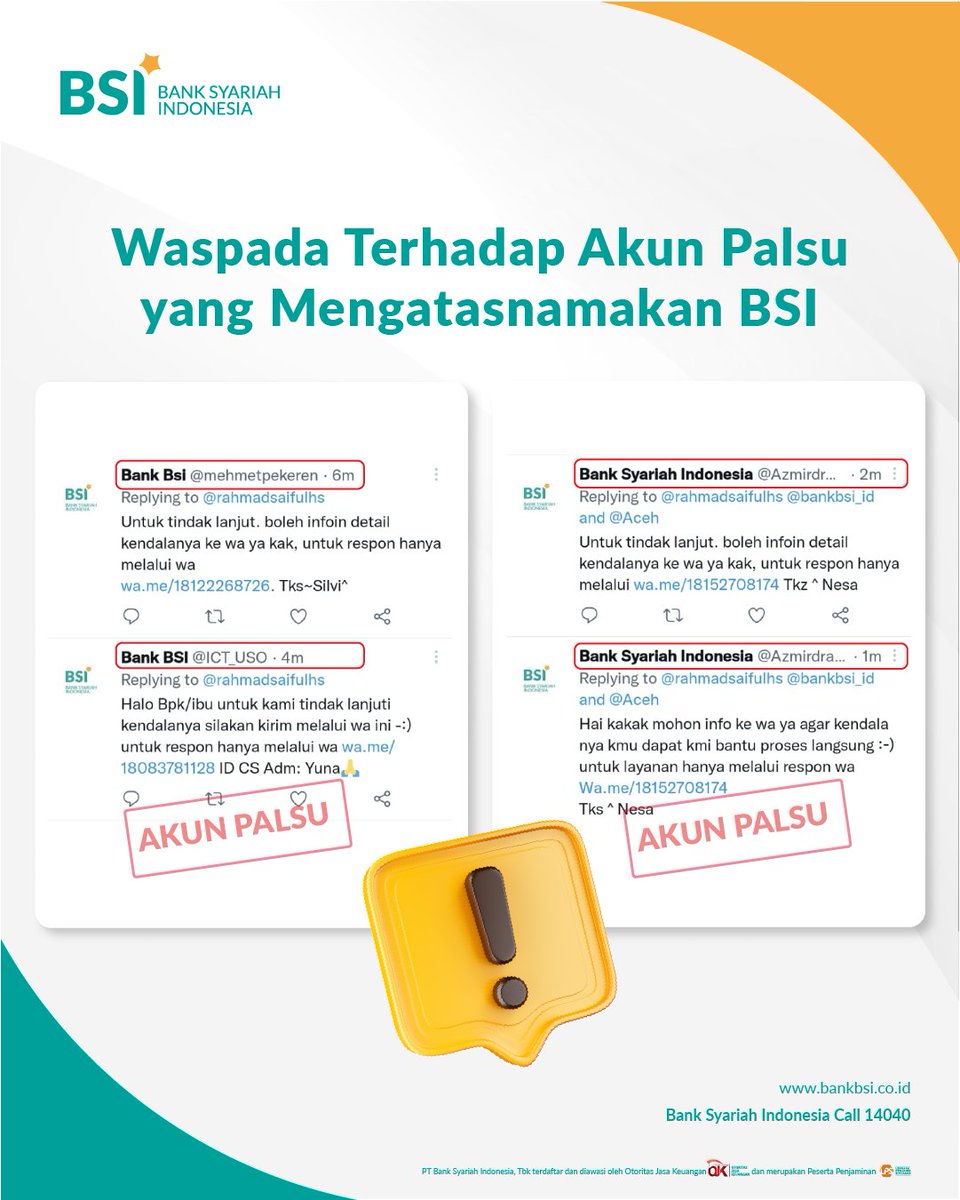Bank Syariah Indonesia tweet media